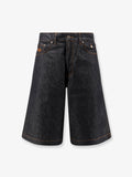 Walk In Paris Baggy Raw Denim Shorts