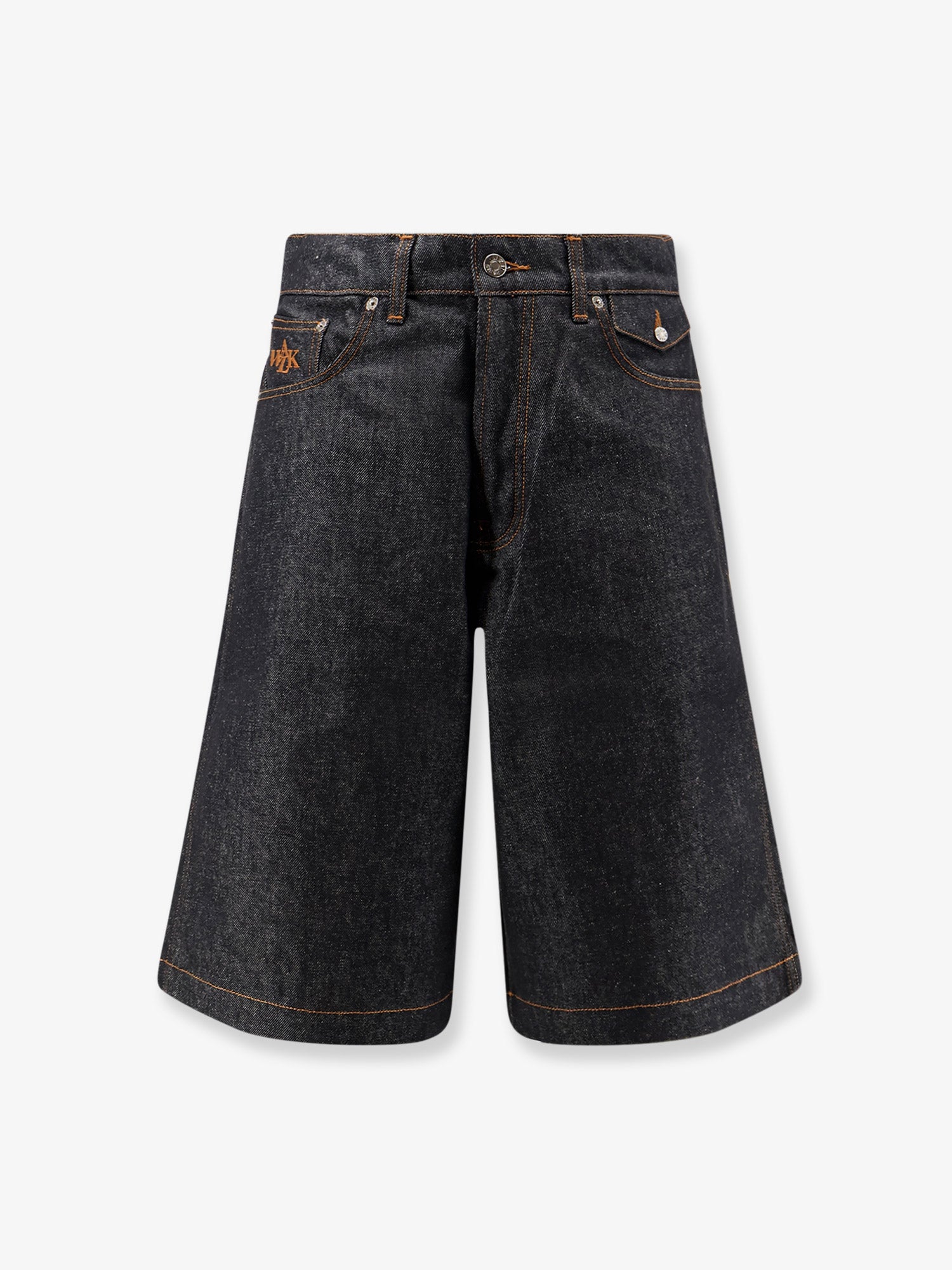 Walk In Paris Baggy Raw Denim Shorts
