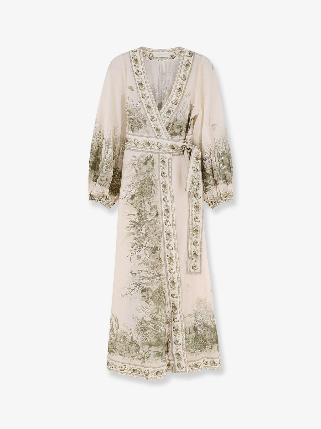 Zimmermann Wanderlust Wrap  Cotton Midi Dress