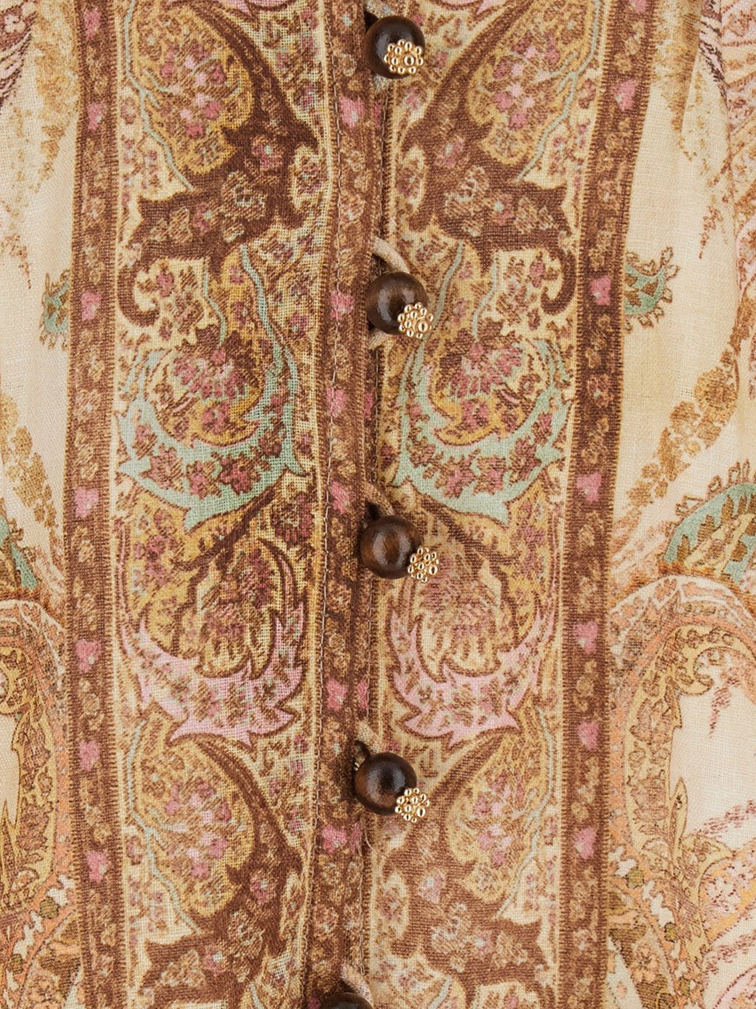 Zimmermann Wanderlust Multicolor Linen Dress