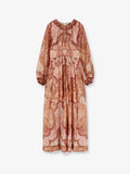 Zimmermann Cotton And Silk Blend Wanderlust Long Dress