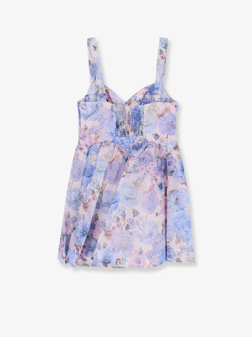 Zimmermann Rebellion Drape Linen And Silk Mini Dress