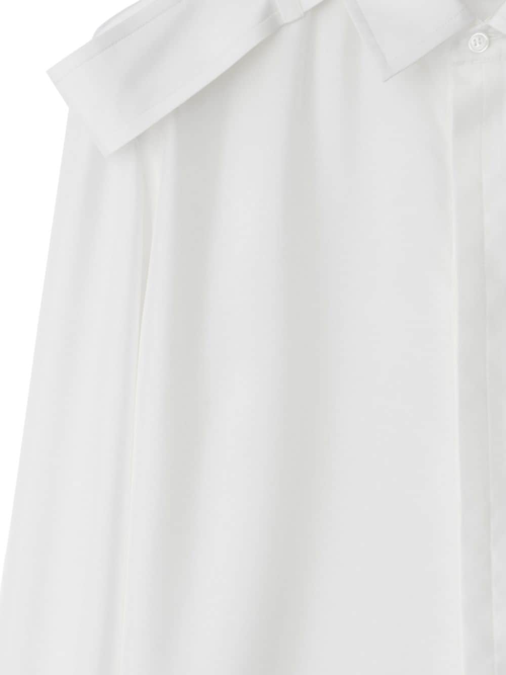 Burberry Long-sleeve Silk Shirt