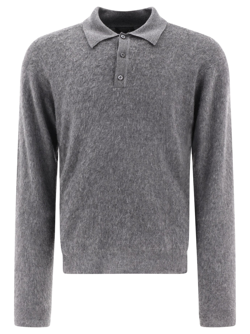 Prada Cashmere And Silk Polo Shirt
