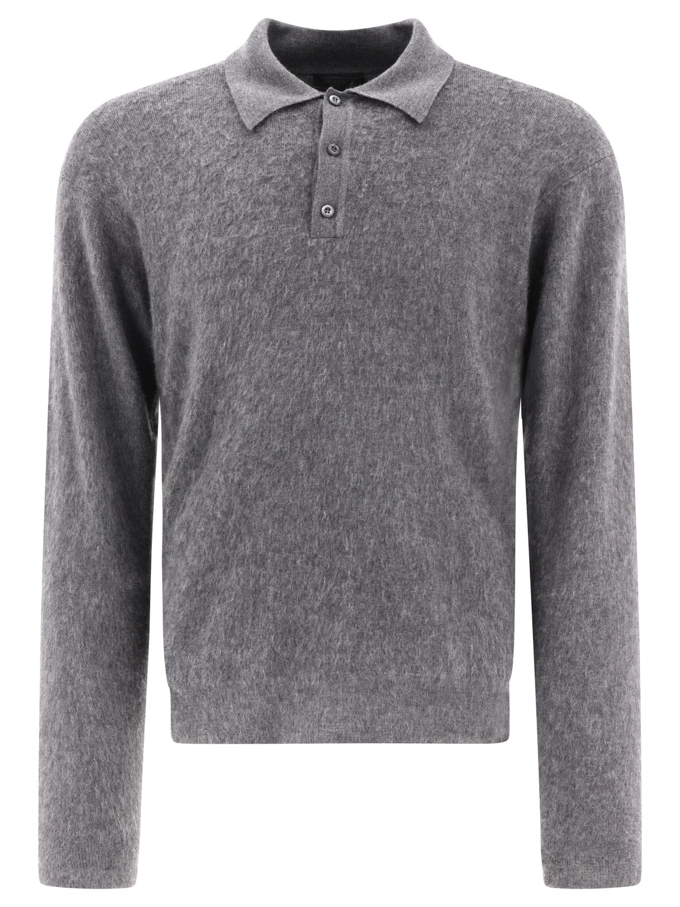 Prada Cashmere And Silk Polo Shirt