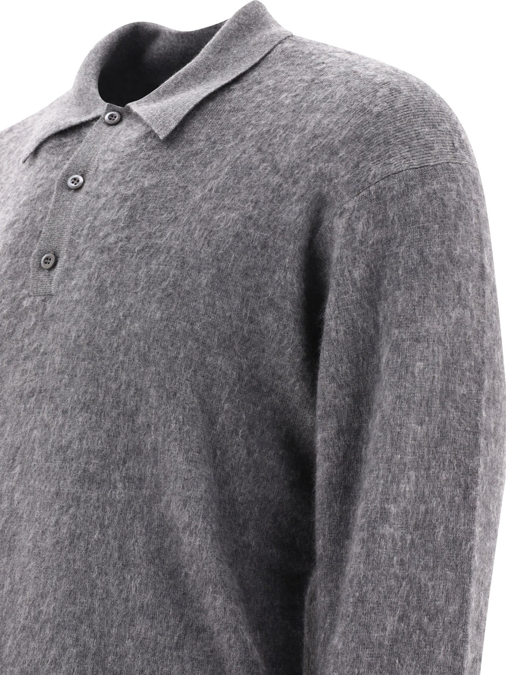 Prada Cashmere And Silk Polo Shirt
