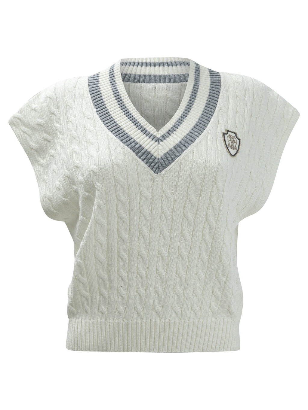 Brunello Cucinelli Sleeveless Sweater In Cotton
