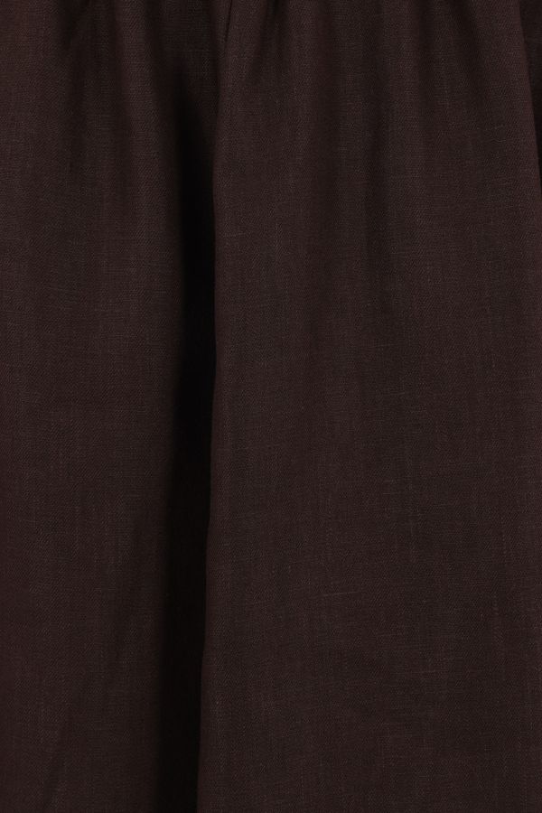 Brunello Cucinelli Linen Midi Skirt