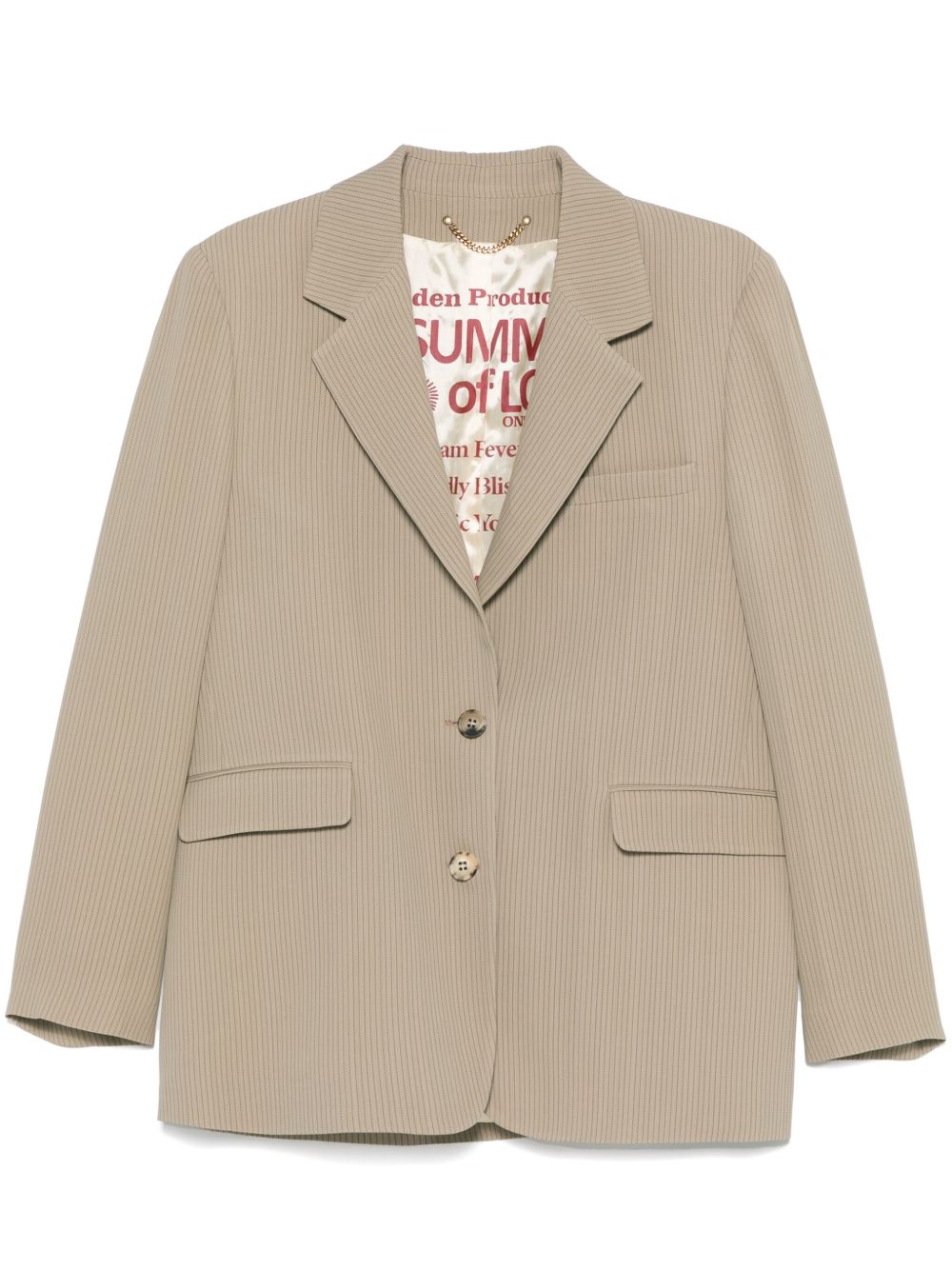 Golden Goose Pinstriped Single-breasted Blazer