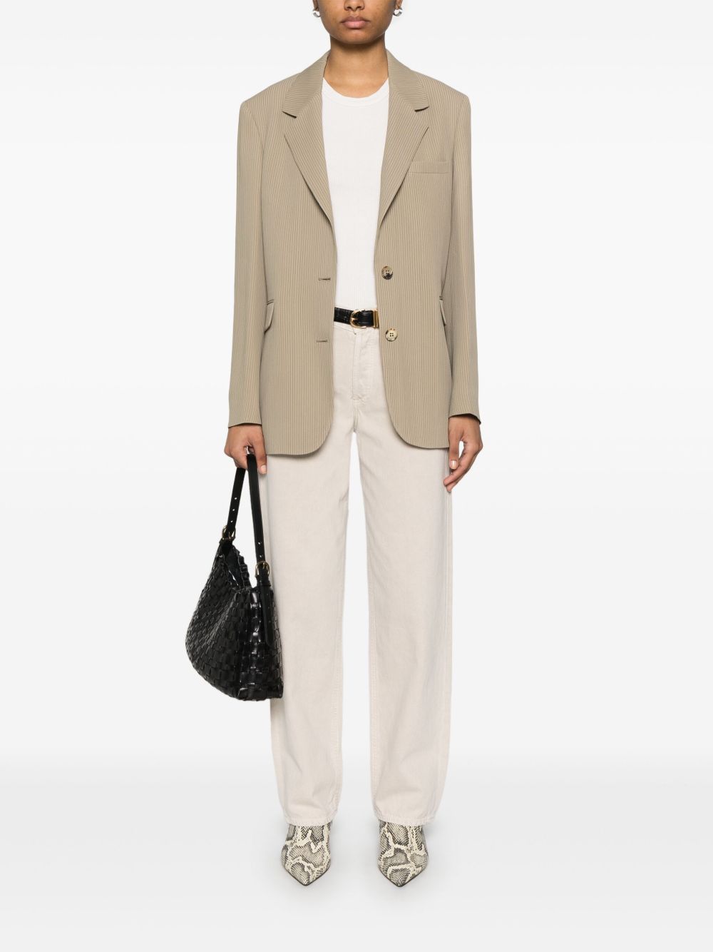 Golden Goose Pinstriped Single-breasted Blazer