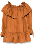 Saint Laurent Flounce Dress