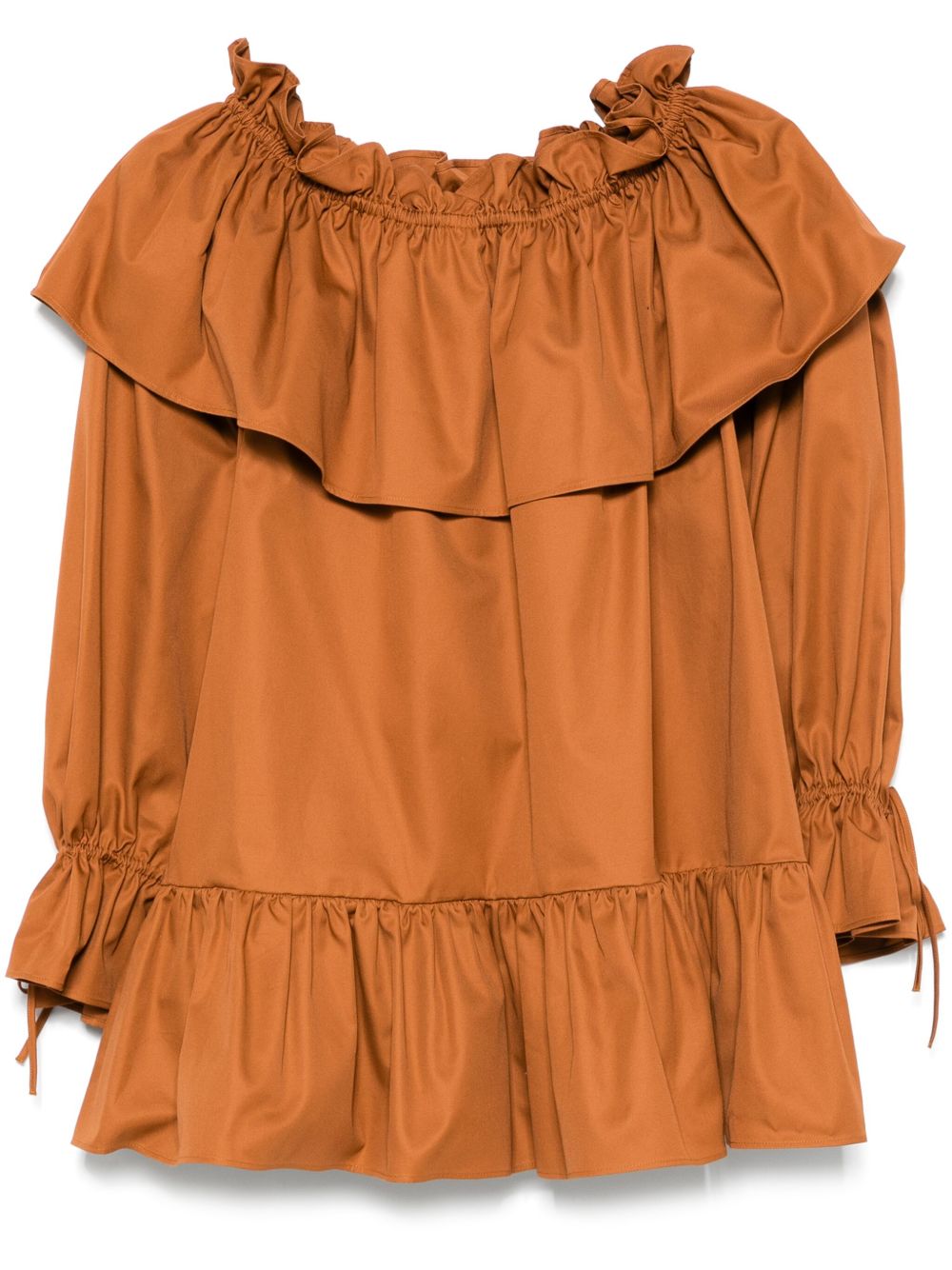 Saint Laurent Flounce Dress