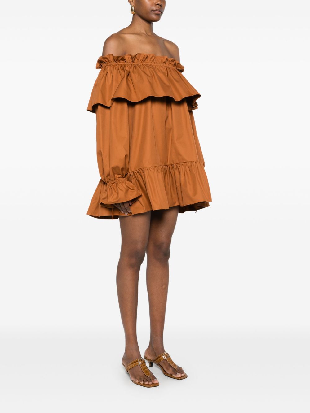 Saint Laurent Flounce Dress