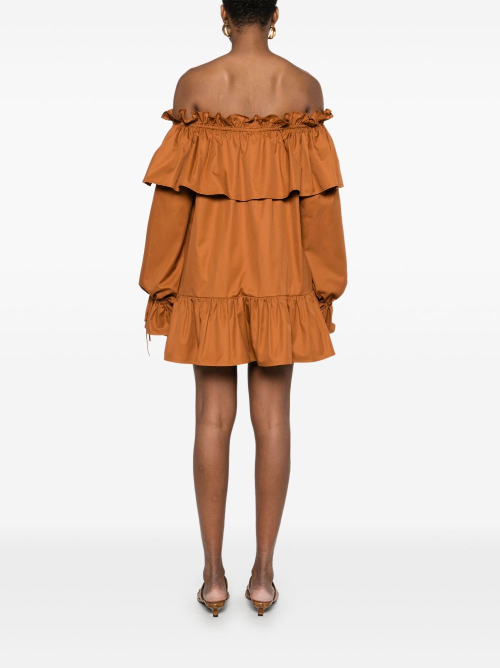 Saint Laurent Flounce Dress
