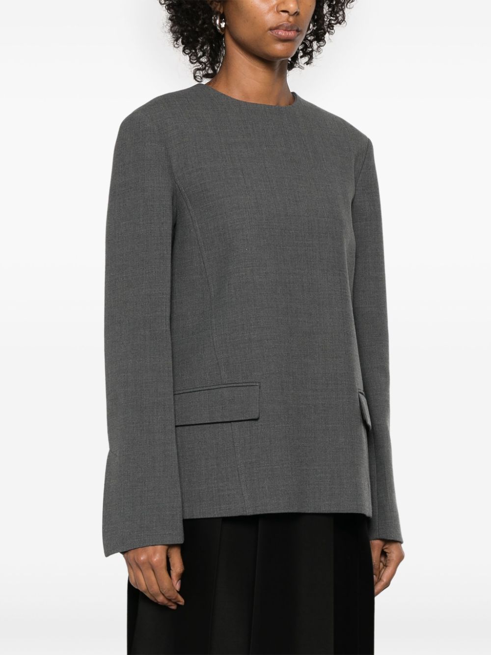 Toteme Blouse With Mélange Effect