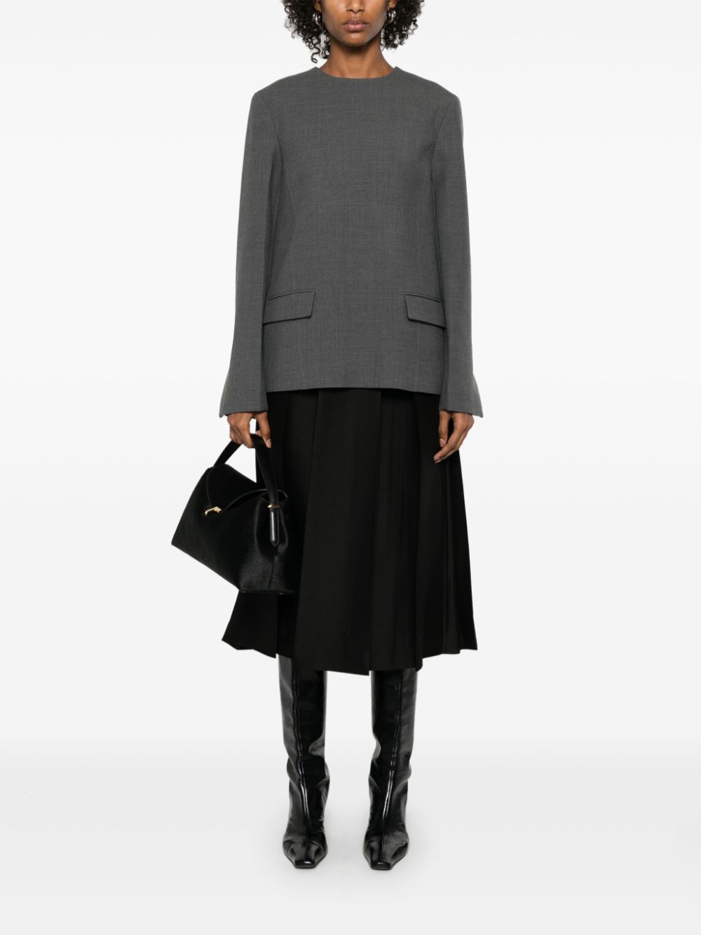 Toteme Blouse With Mélange Effect