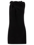 Alexander Mcqueen Knotted Detail Mini Dress