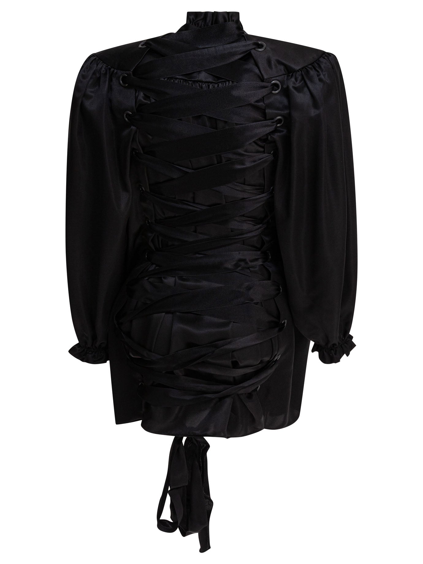 Balenciaga Lace-up Blouse