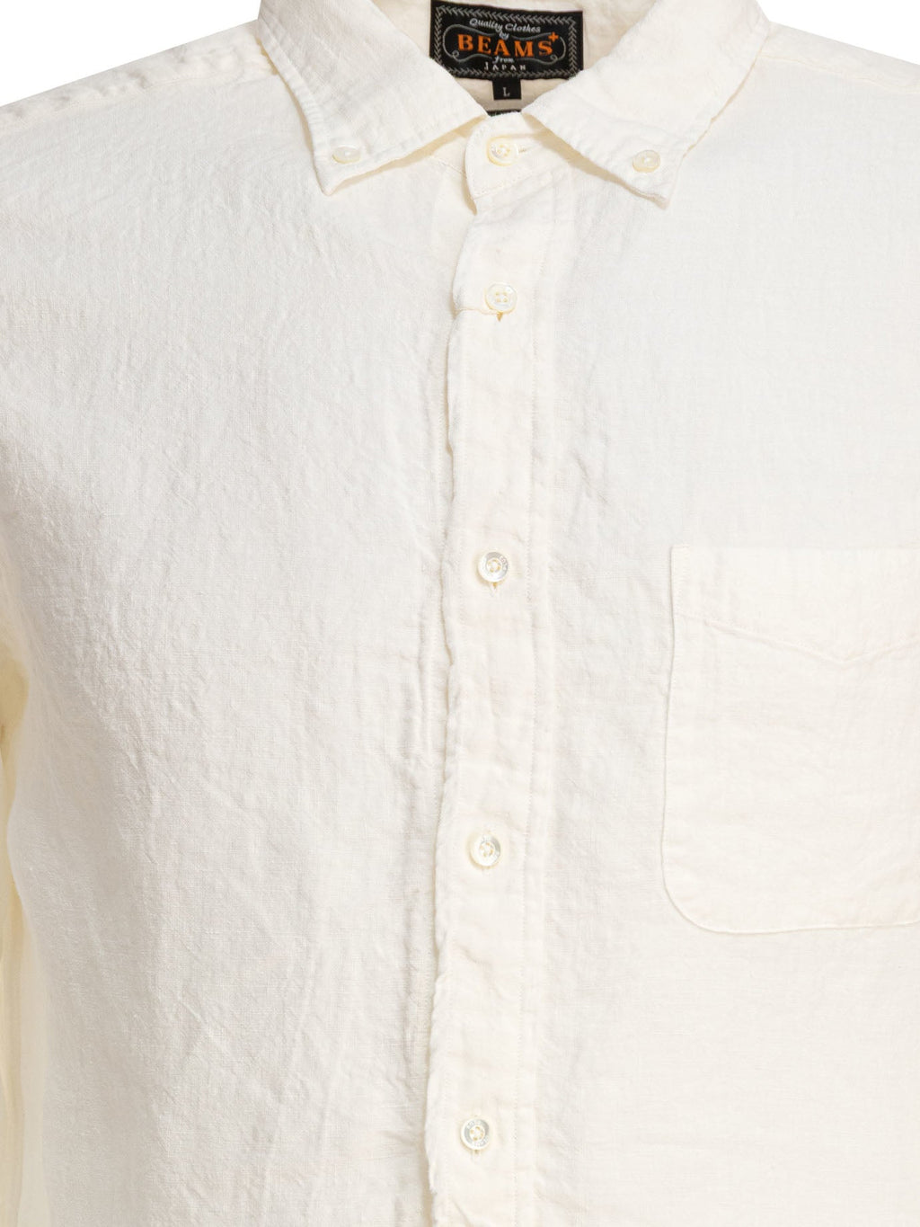 Beams Plus "linen Solid" Shirt