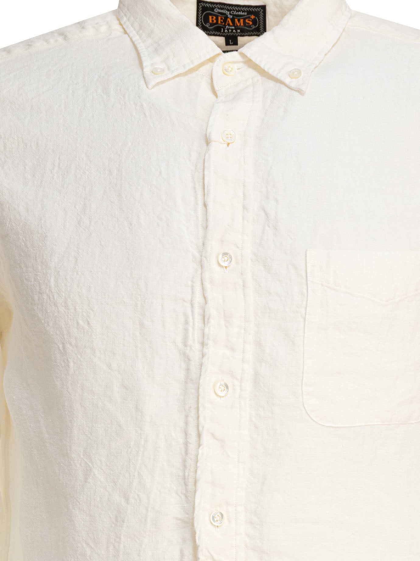 Beams Plus "linen Solid" Shirt