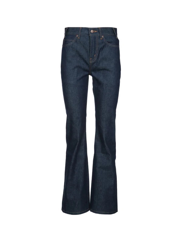 Celine Navy Jeans In Cotton