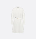 Dior "chemisier Macrocannage" Dress With Belt