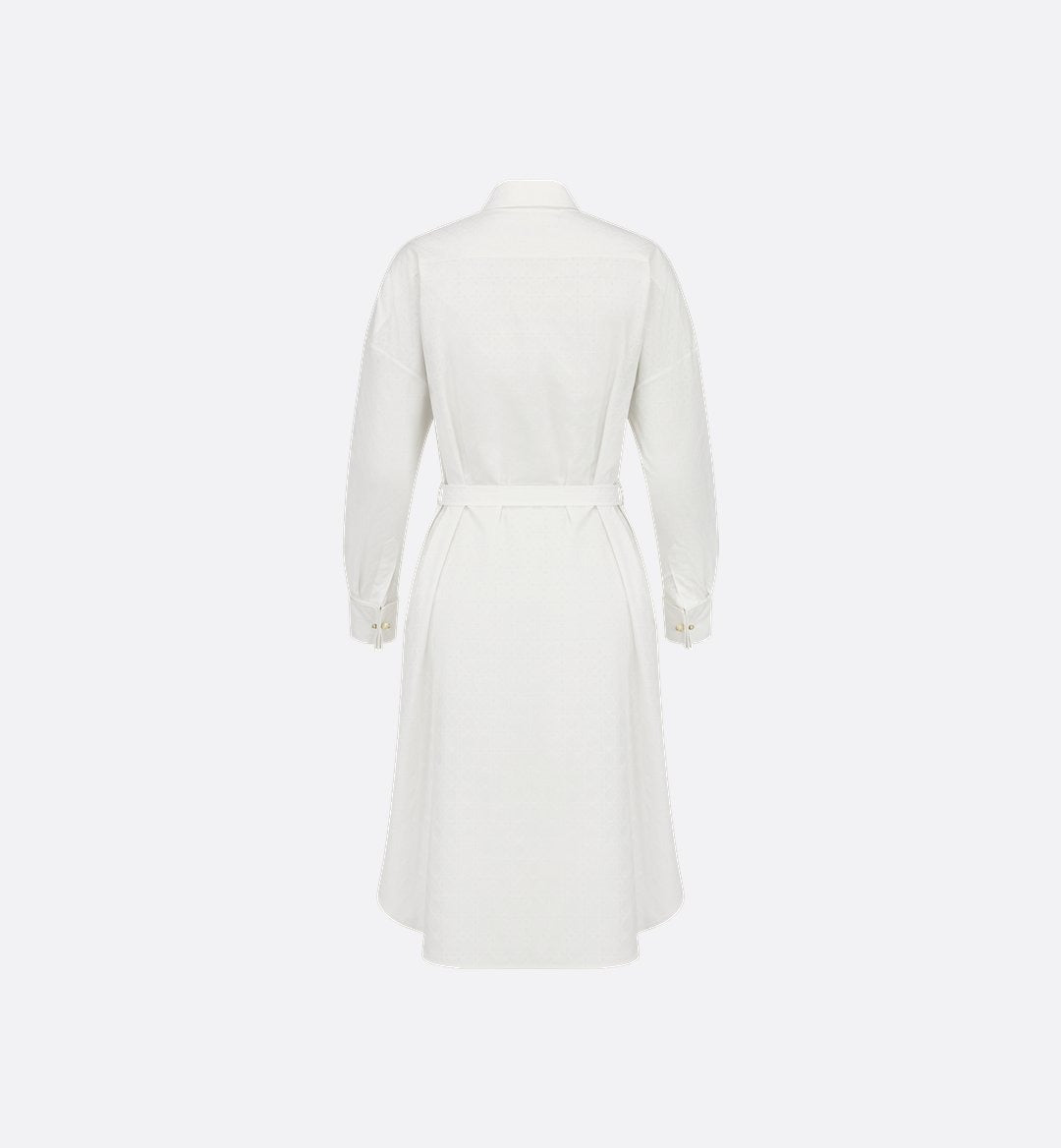 Dior "chemisier Macrocannage" Dress With Belt
