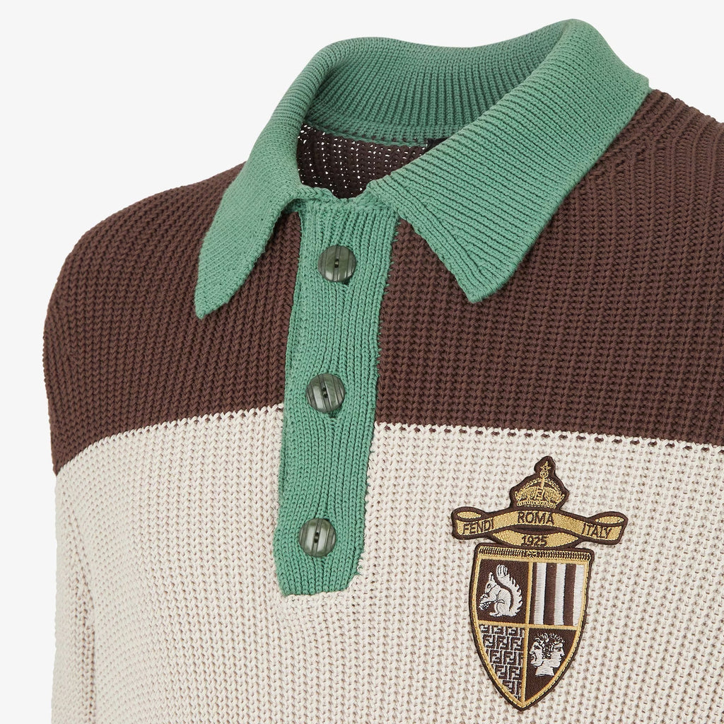 Fendi Cotton Knitted Polo