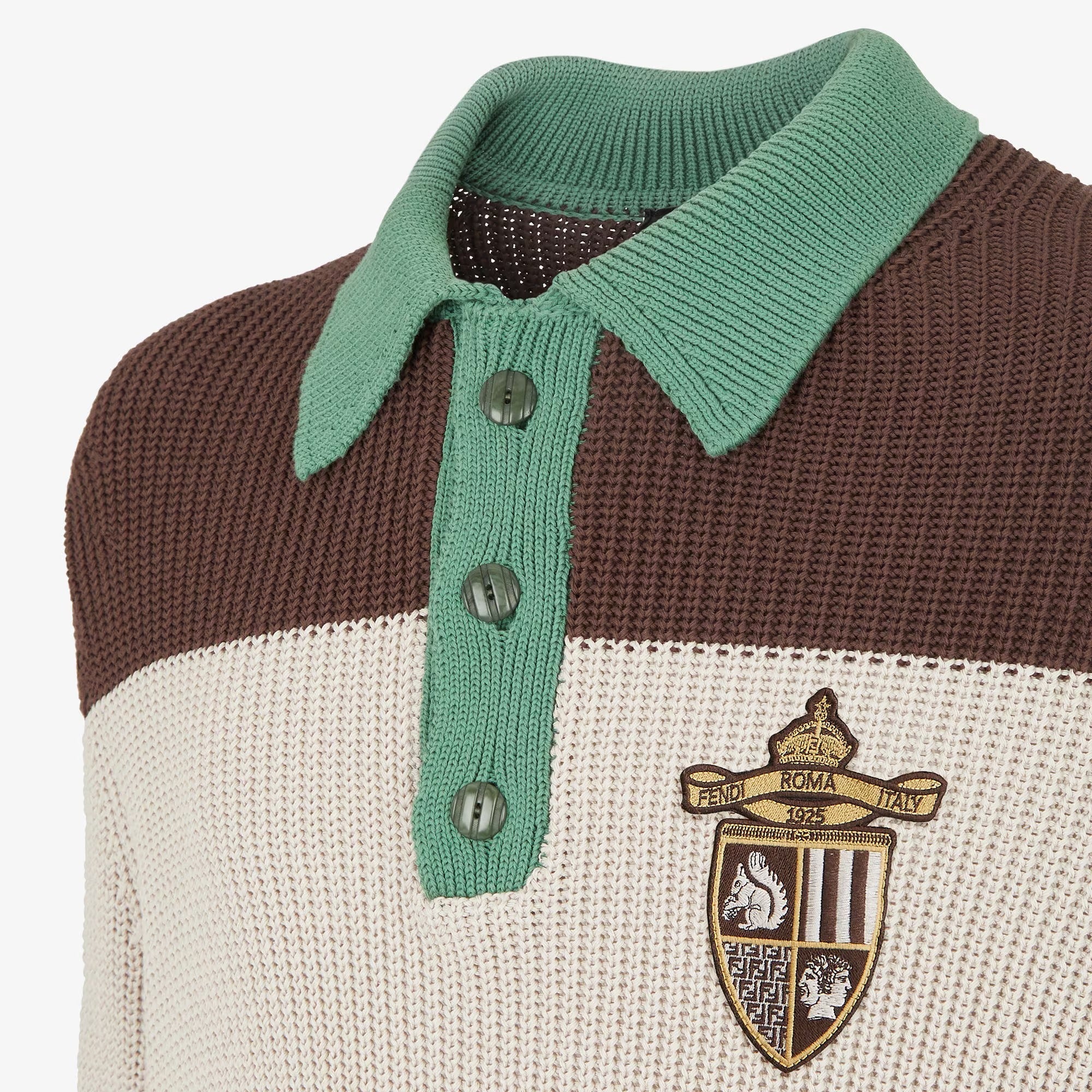 Fendi Cotton Knitted Polo