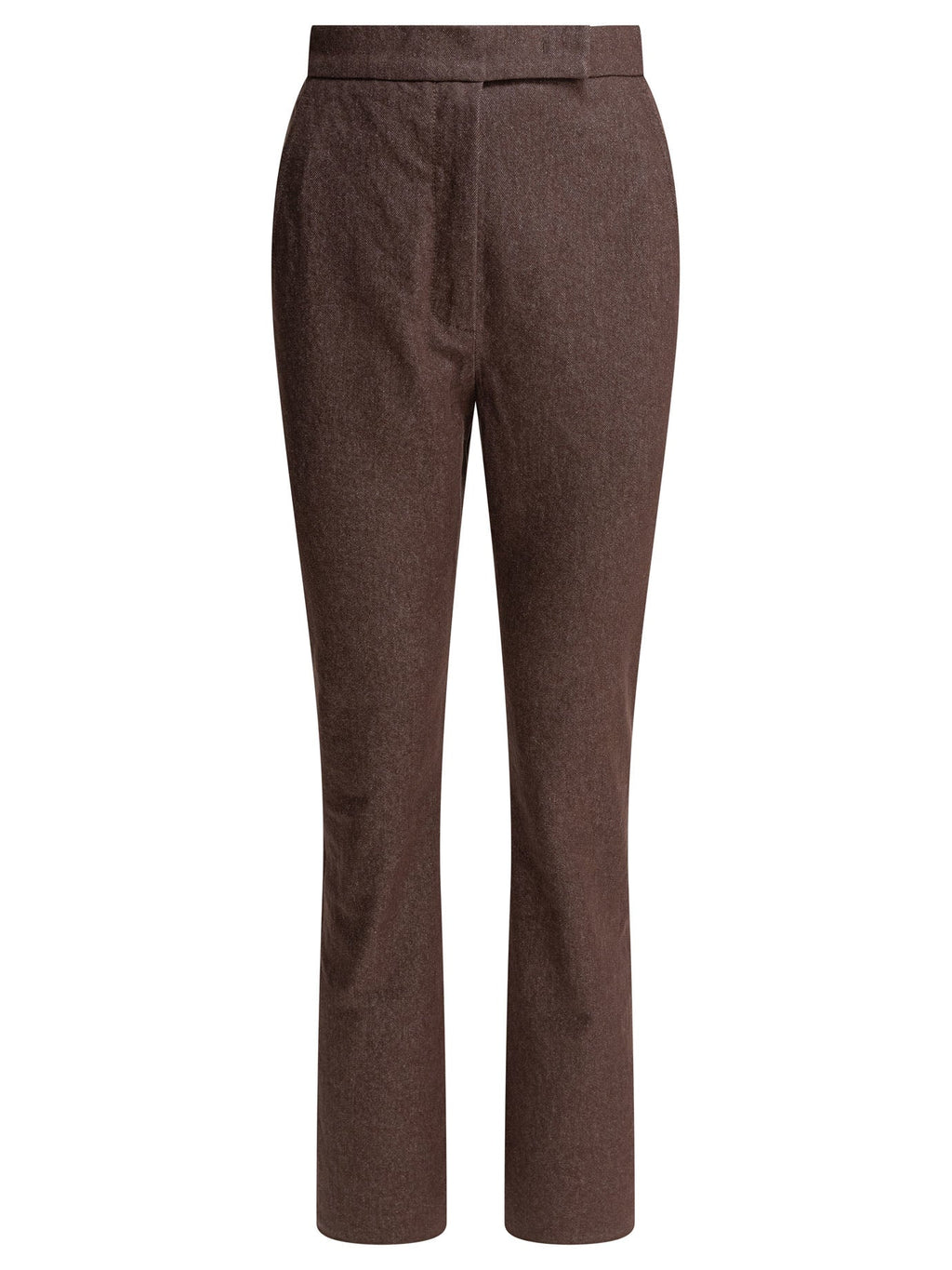 Max Mara Denim-effect Cotton Trousers