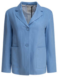 Max Mara S Blazer With Linen Pockets