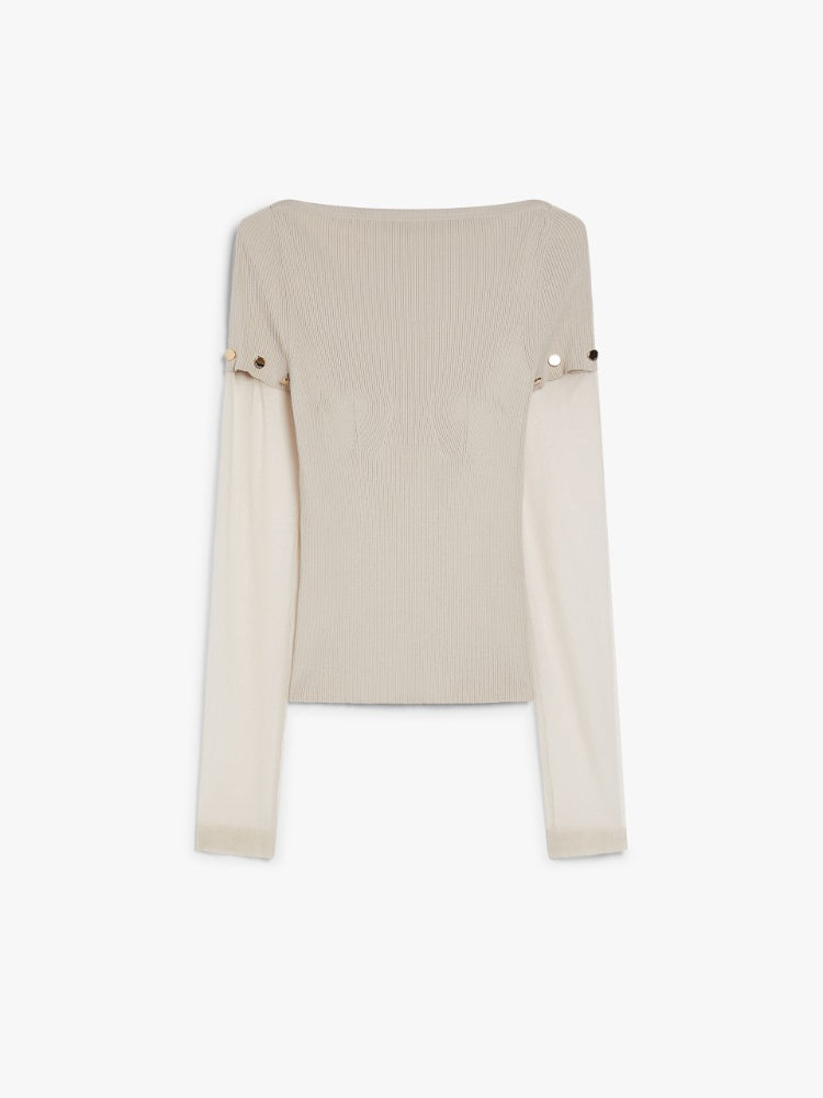 Max Mara Sportmax Viscose Tight-fitting Sweater