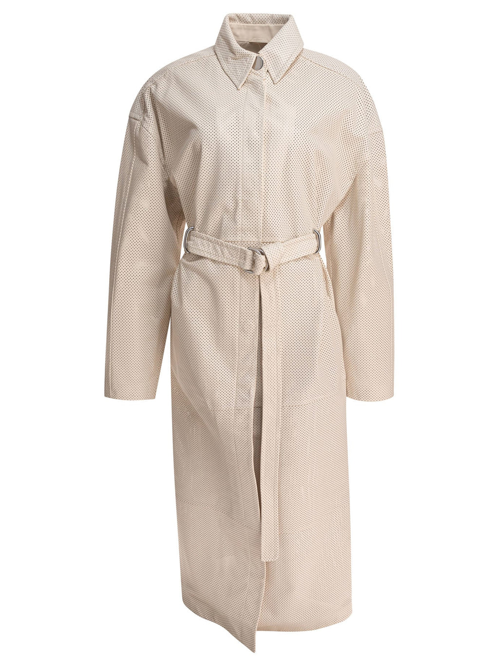 Max Mara Sportmax Trench Coat With Leather Belt