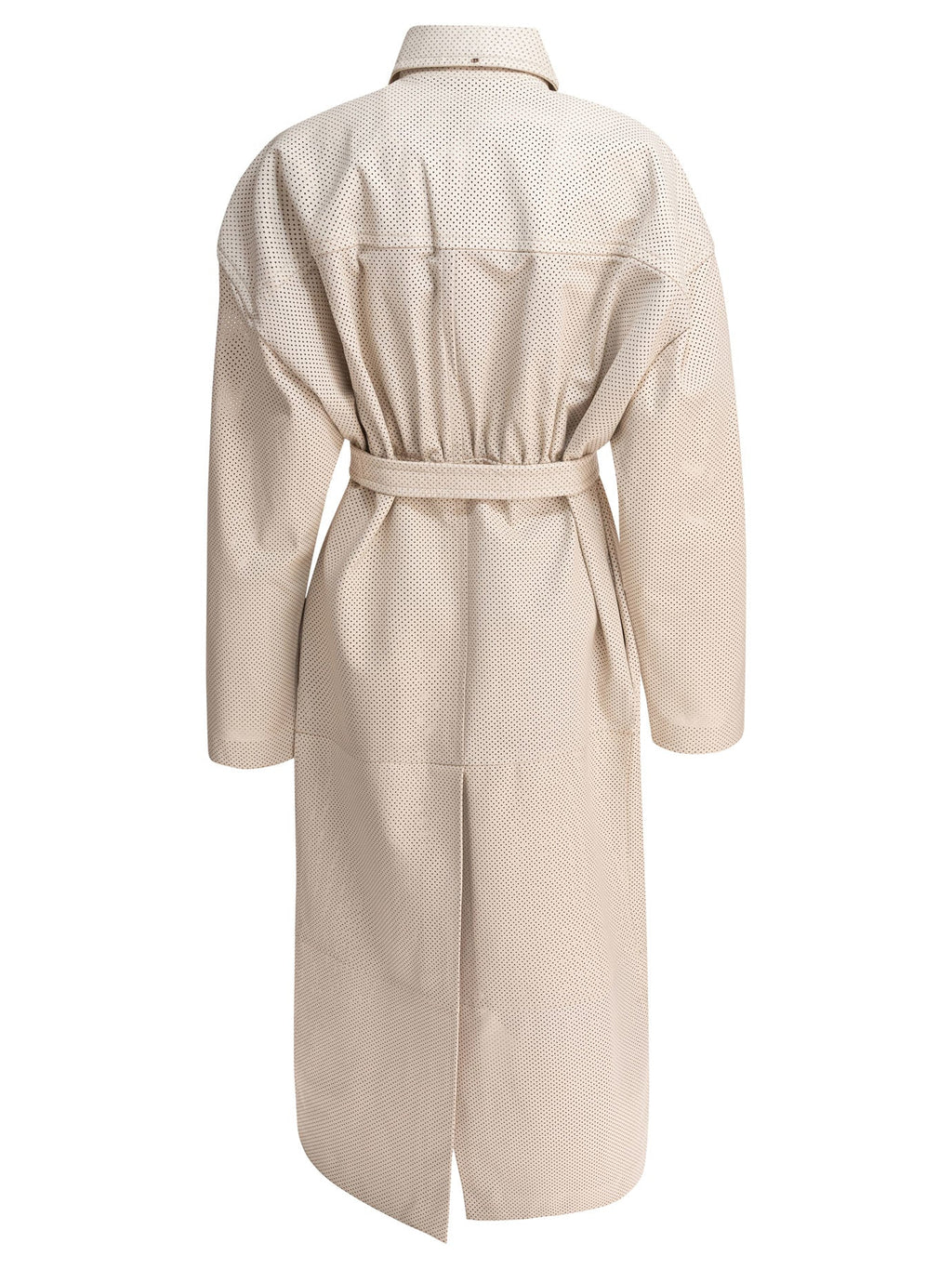 Max Mara Sportmax Trench Coat With Leather Belt