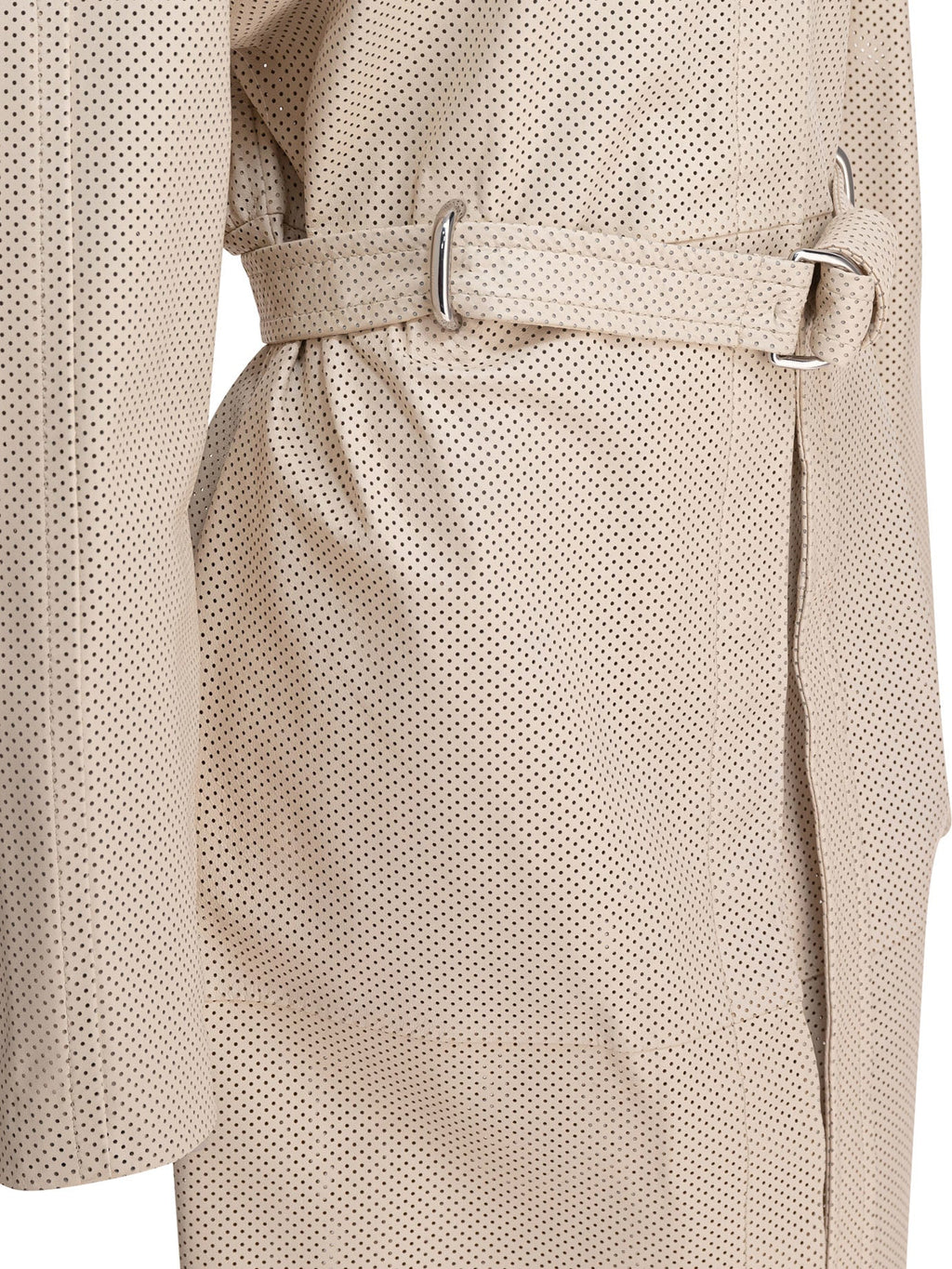 Max Mara Sportmax Trench Coat With Leather Belt