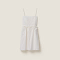 Miu Miu Flamed Poplin Dress