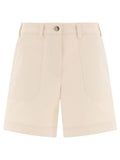 Moncler Cotton Gabardine Shorts