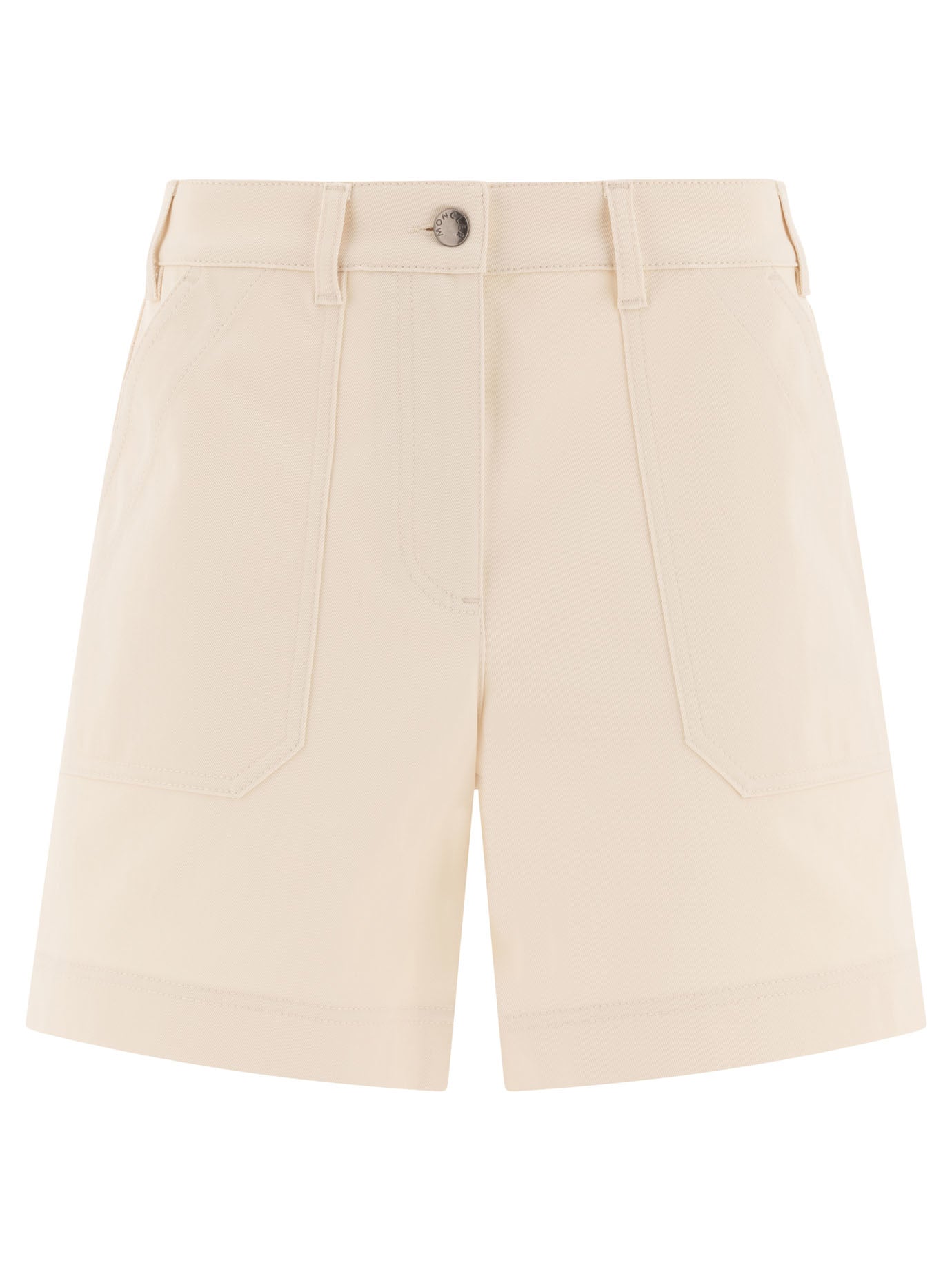 Moncler Cotton Gabardine Shorts