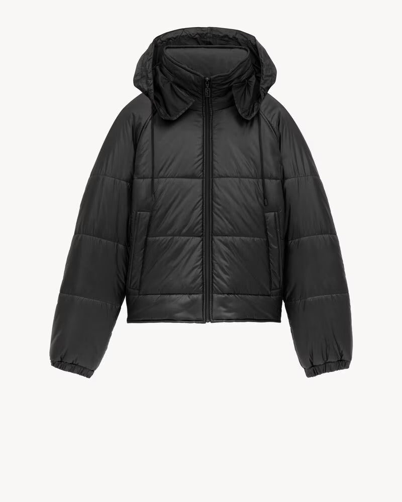 Saint Laurent "cassandre" Nylon Down Jacket