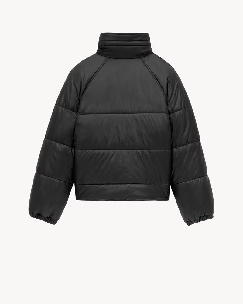 Saint Laurent "cassandre" Nylon Down Jacket