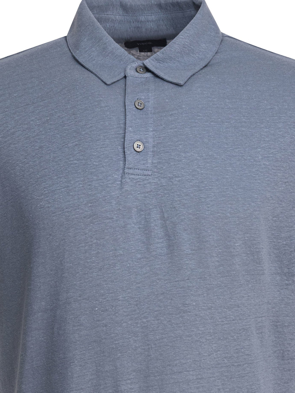 Vince Linen Polo Shirt
