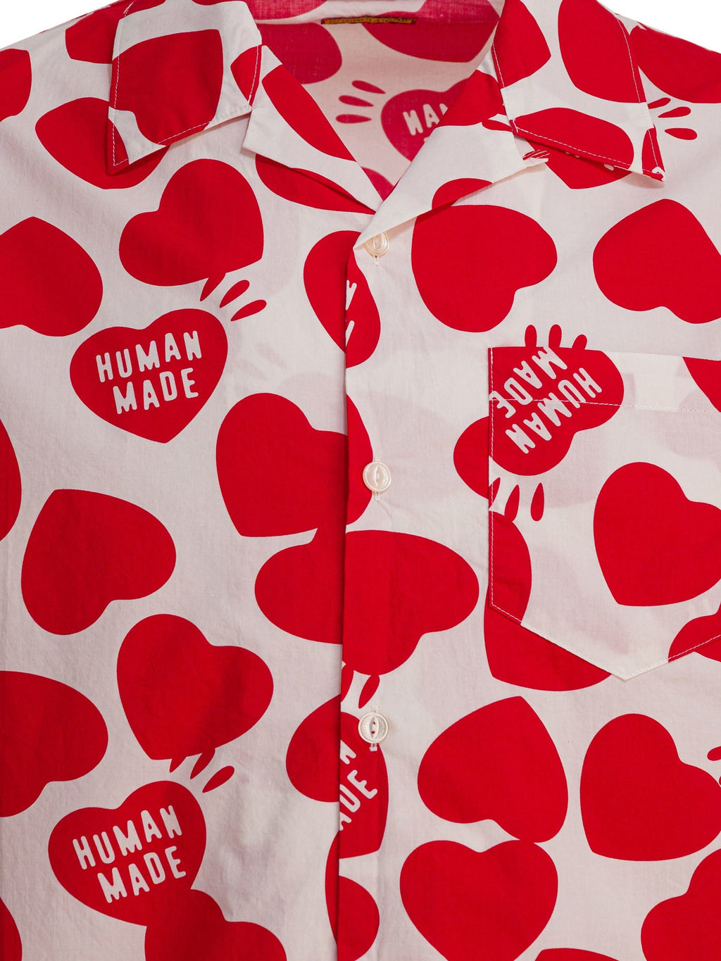 Human Made "heart Vacation" Shirt