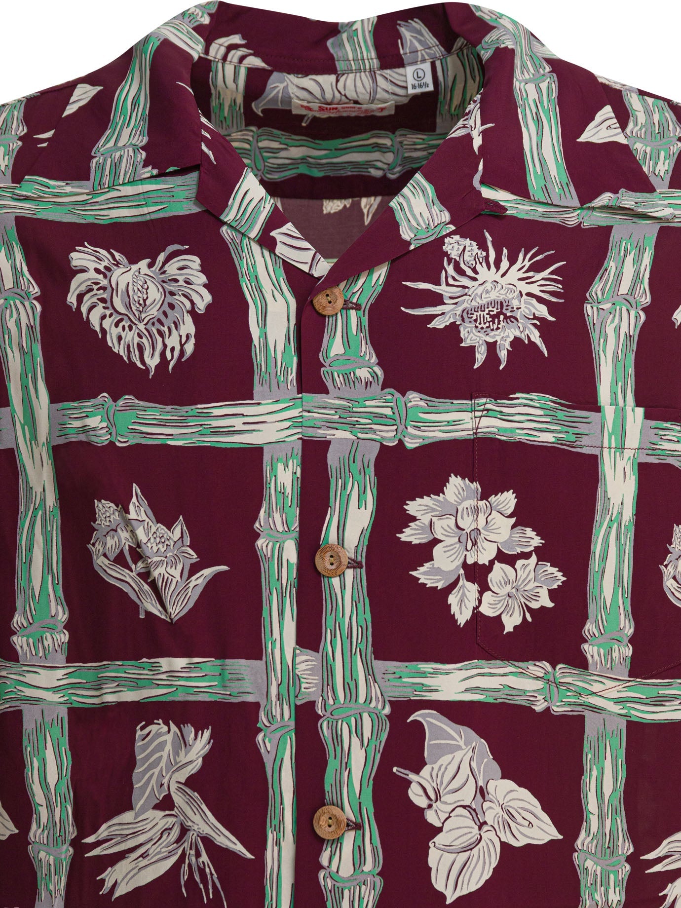 Sun Surf "island Plants" Shirt
