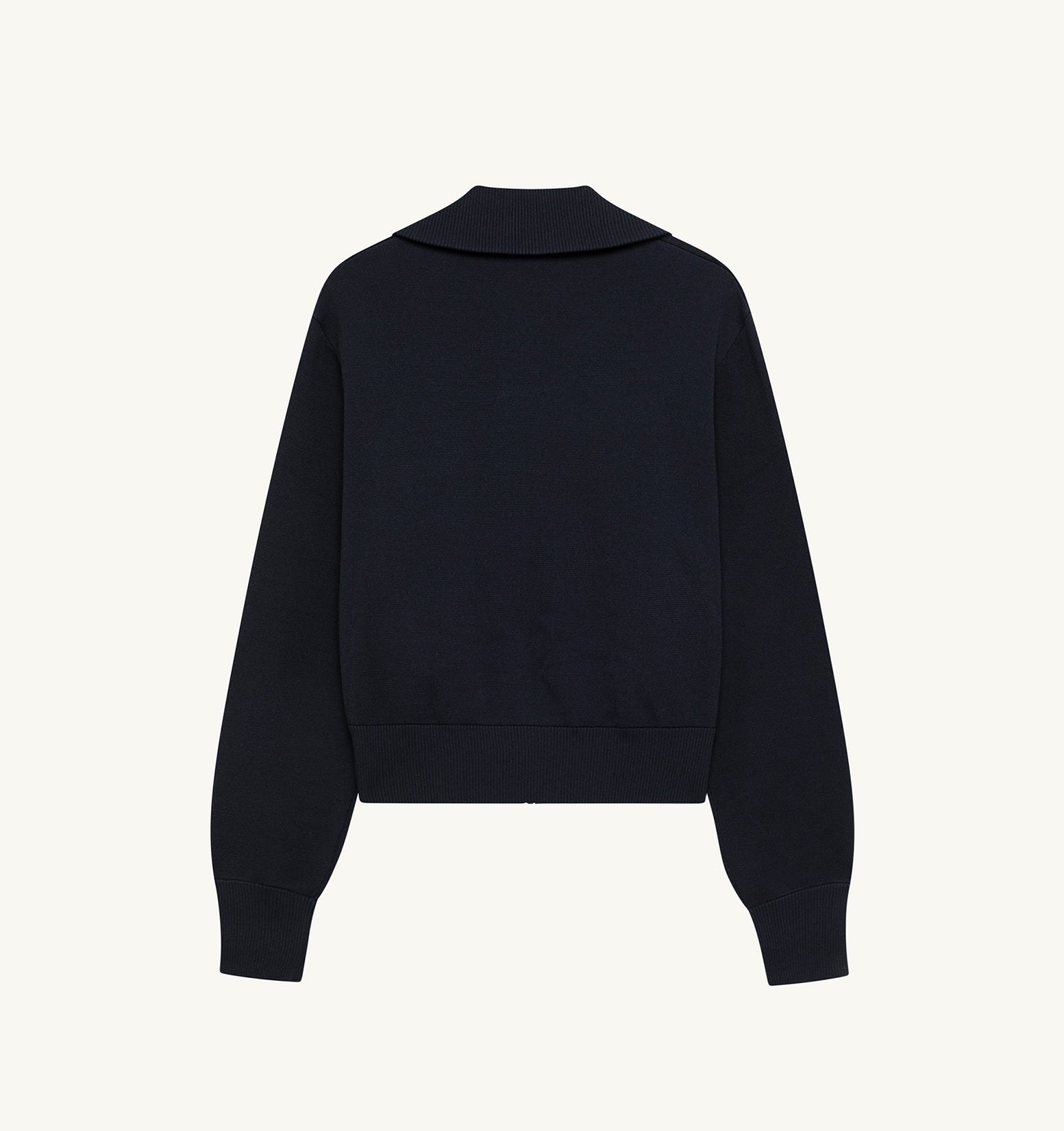 Autry Viscose Knit Zippered Sweatshirt