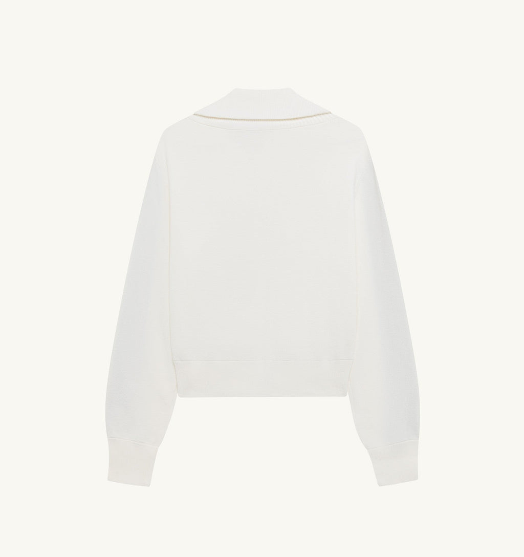 Autry Viscose Knit Zippered Sweatshirt