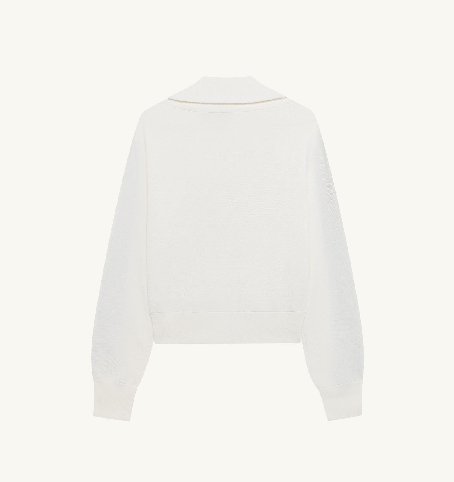 Autry Viscose Knit Zippered Sweatshirt