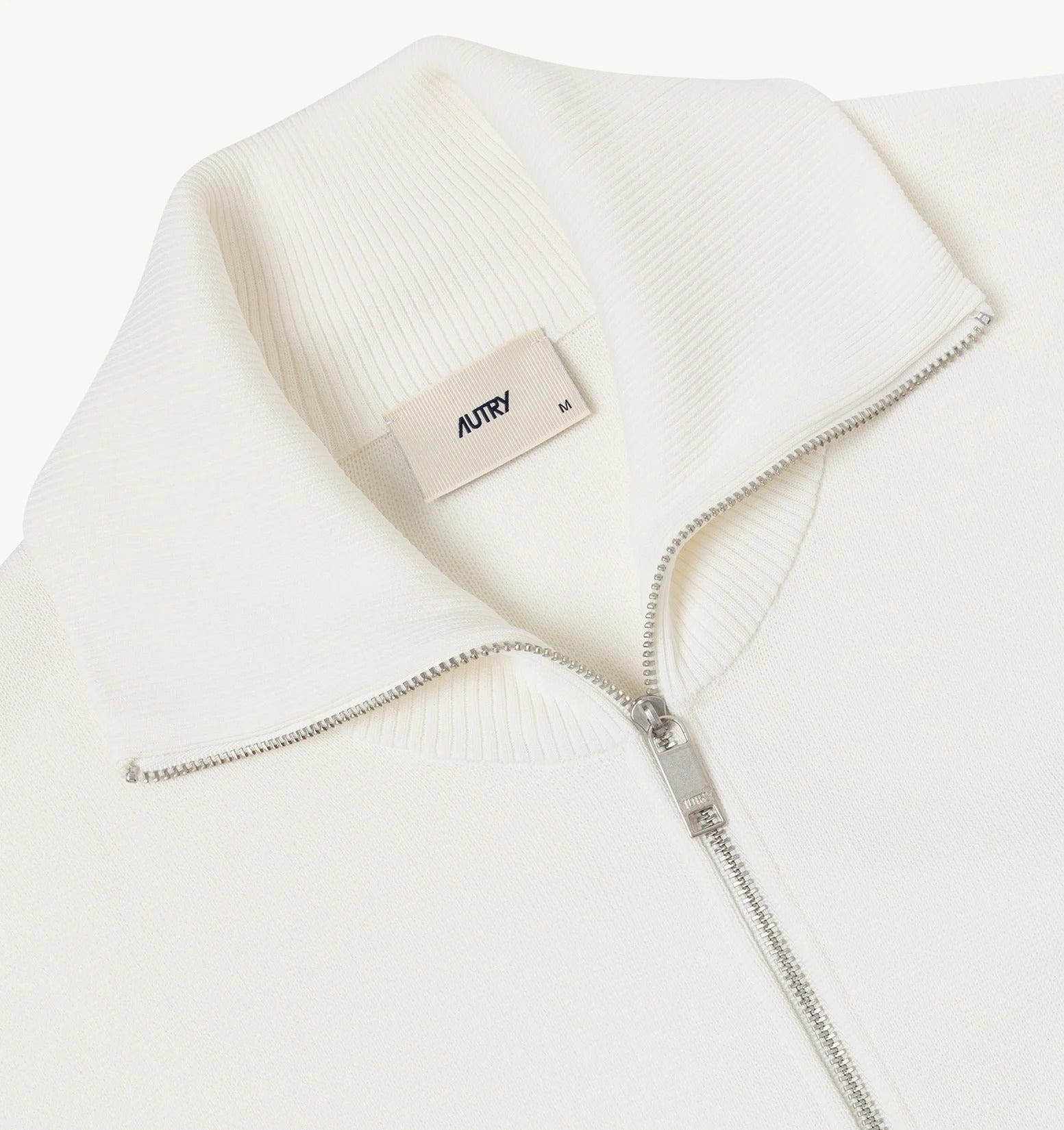 Autry Viscose Knit Zippered Sweatshirt