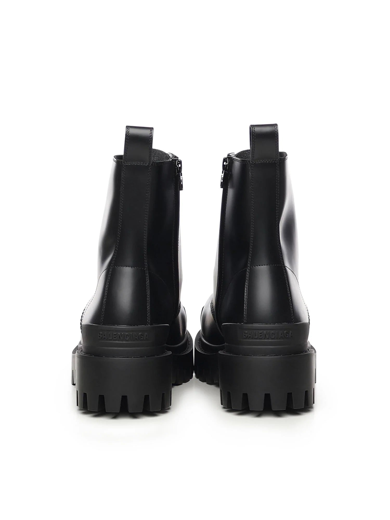 Balenciaga "strike" Leather Ankle Boots