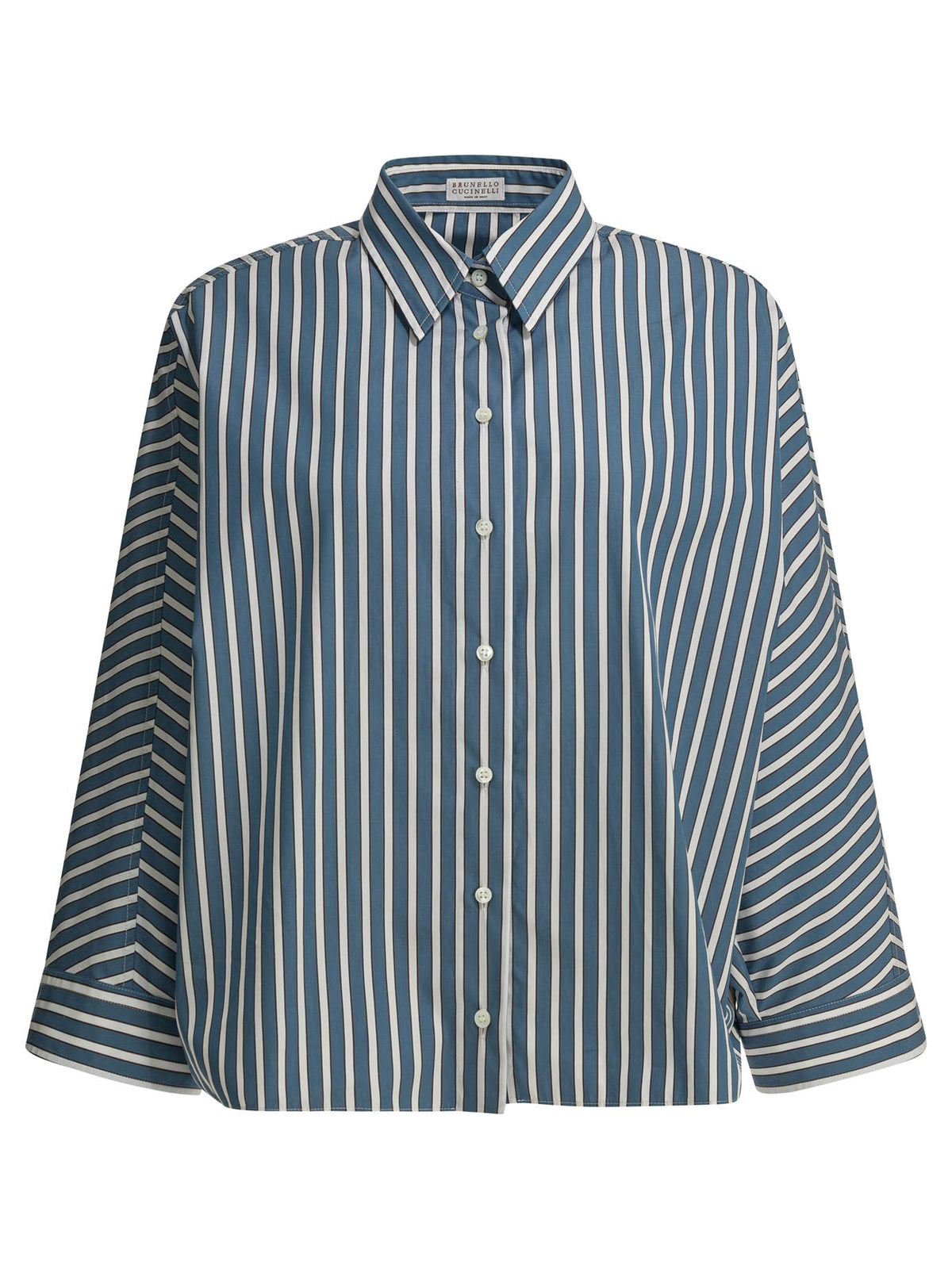Brunello Cucinelli Cotton Striped Shirt