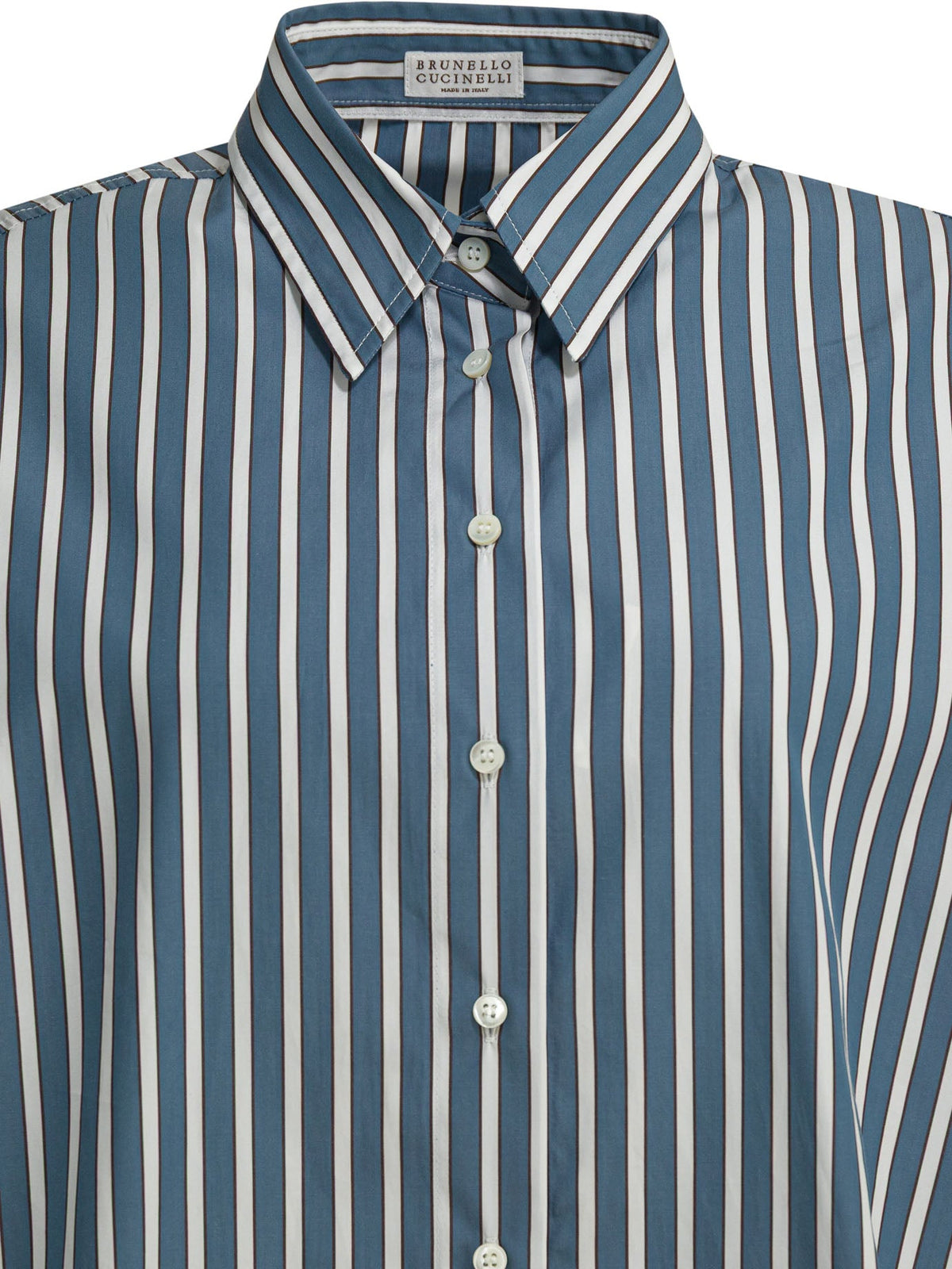 Brunello Cucinelli Cotton Striped Shirt